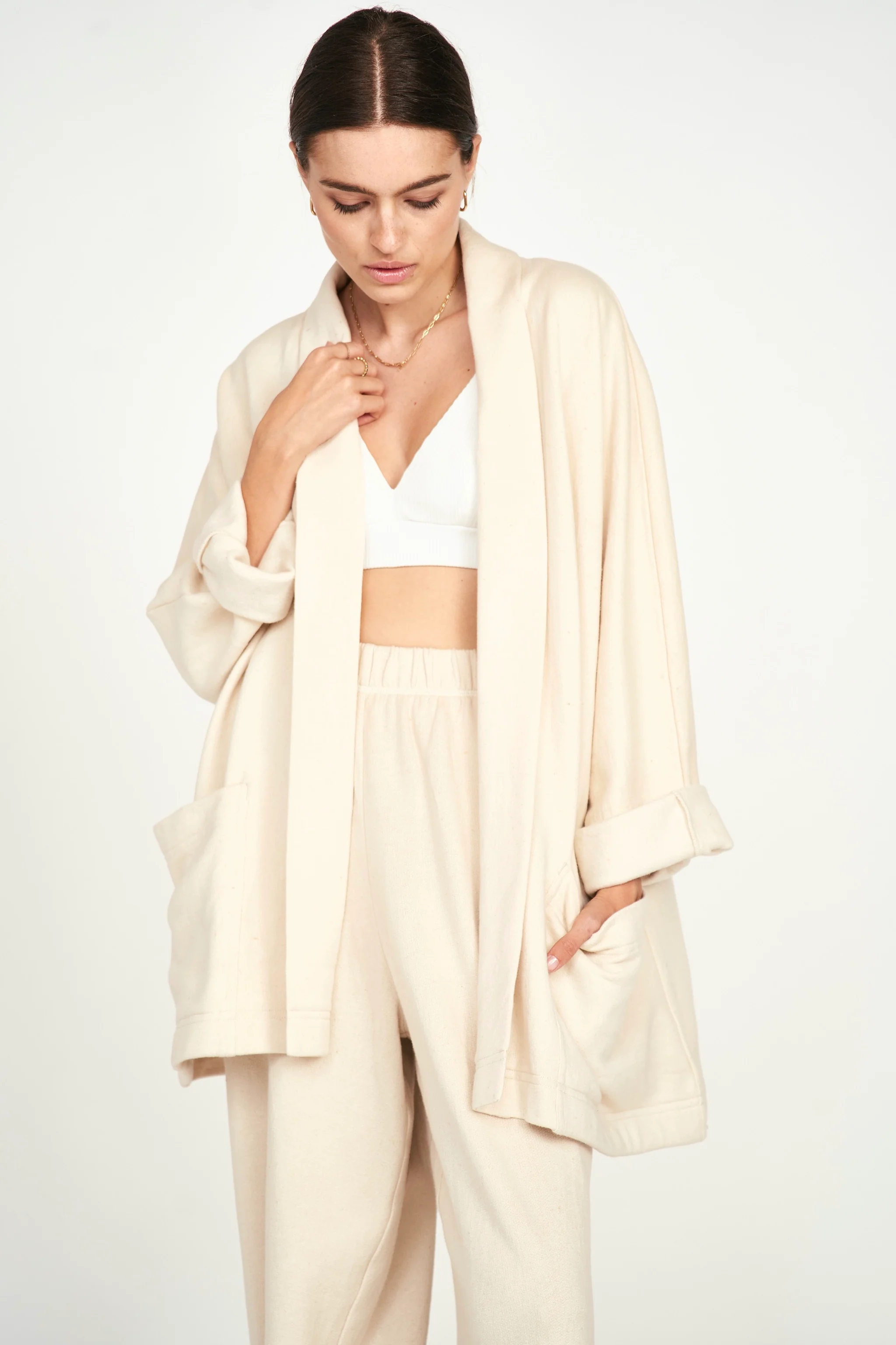 Mirth Lounge Pant in Dove - Image 4