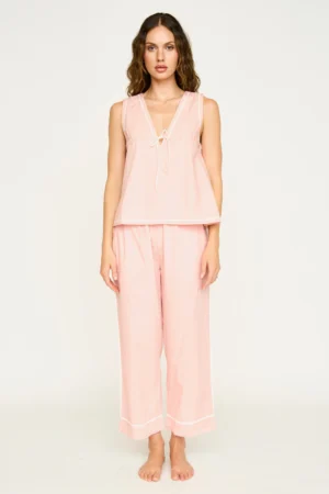 Pajama Pant & Camisole Set in Conch