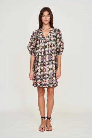 Belem Dress in Calypso in Jamboree