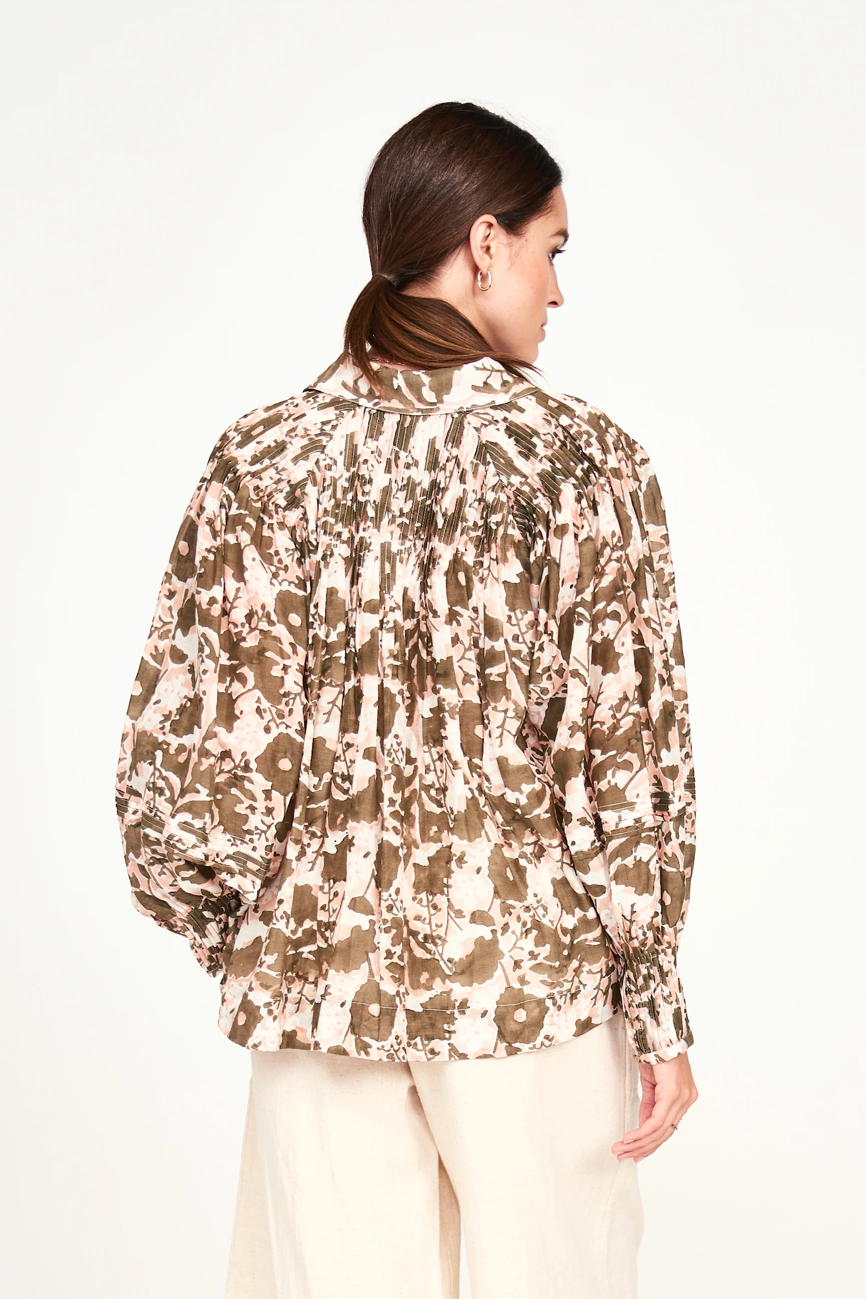 Kerala Blouse in Garden Bloom - Image 5