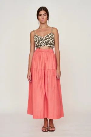 Brighton Skirt in Coral