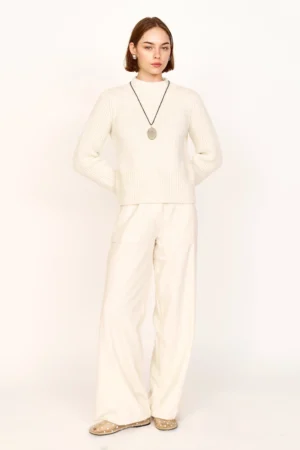 Aspen Pullover in Ivory