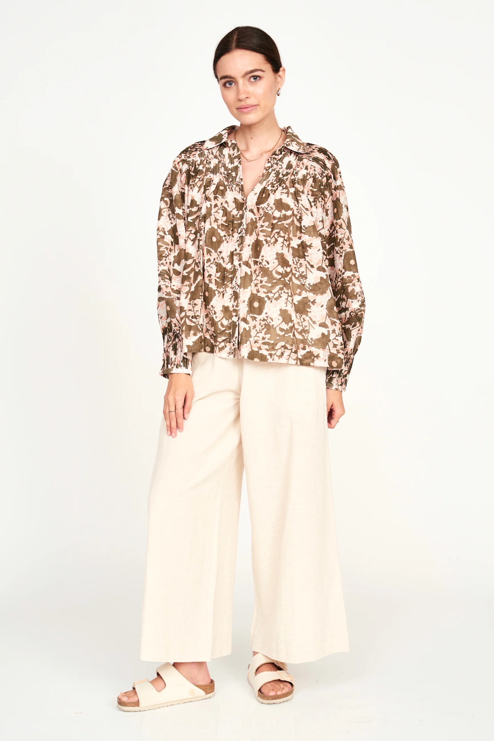 Kerala Blouse in Garden Bloom - Image 4