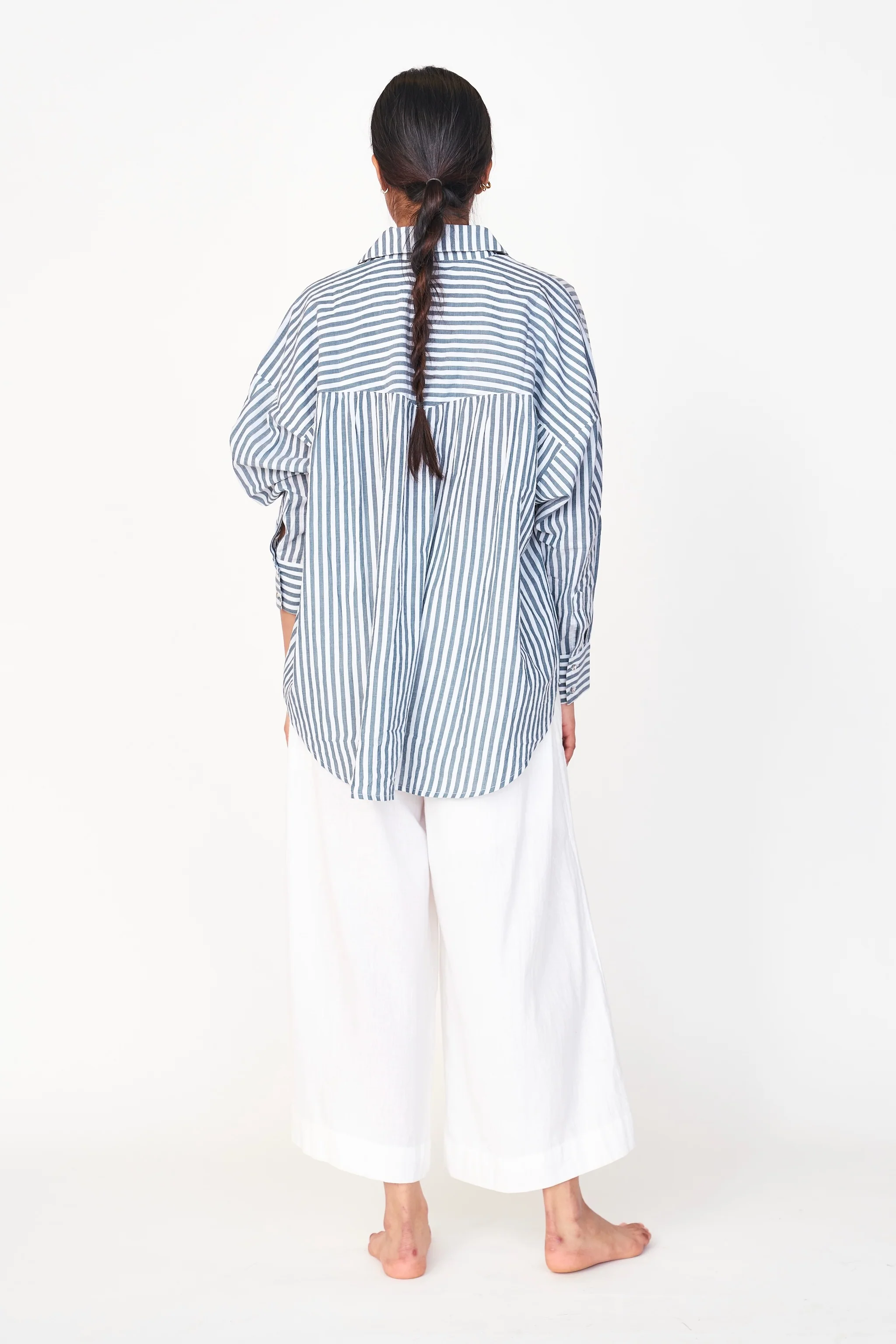 Kyoto Shirt in Ocean Stripe - Image 6