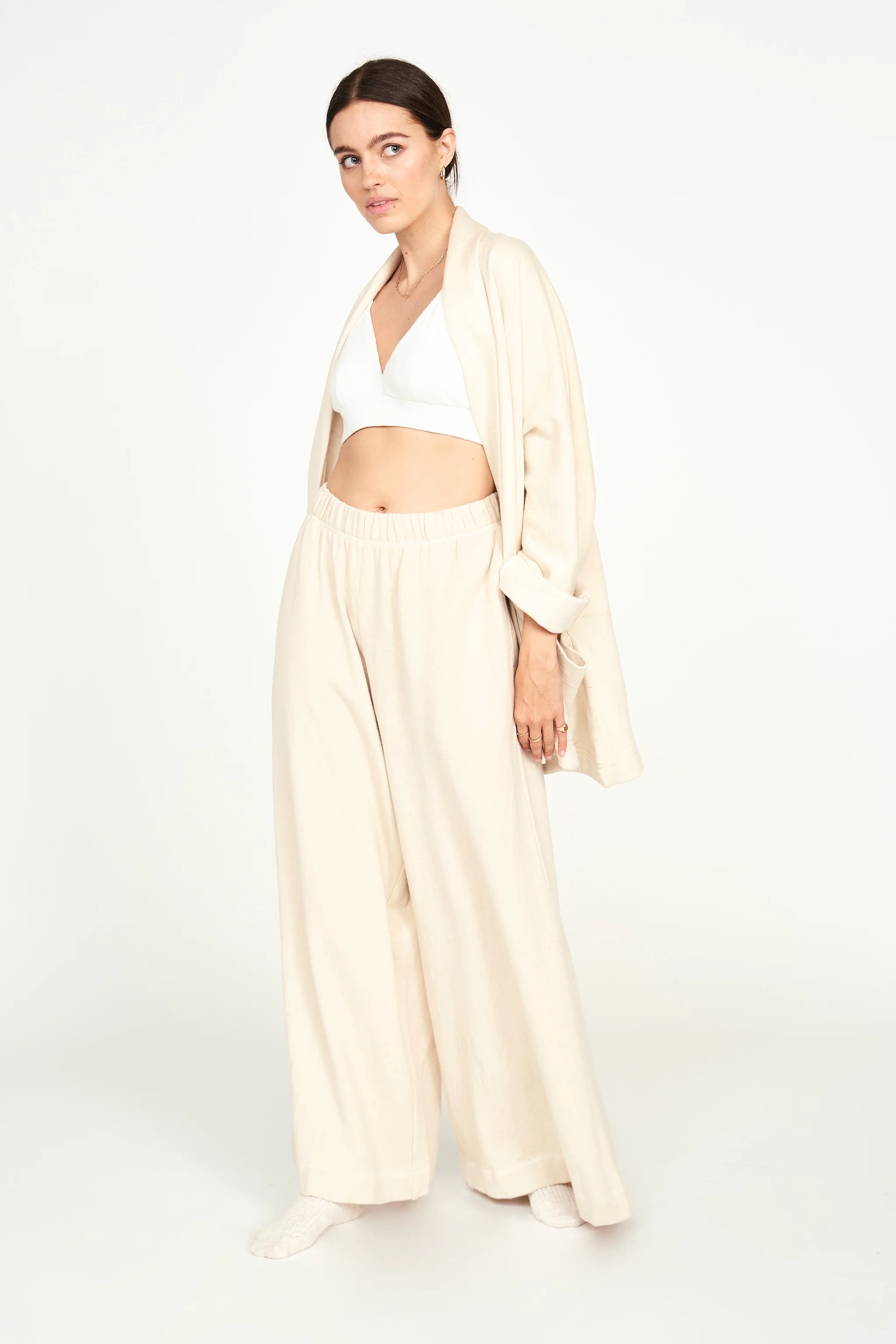 Mirth Lounge Pant in Dove - Image 3