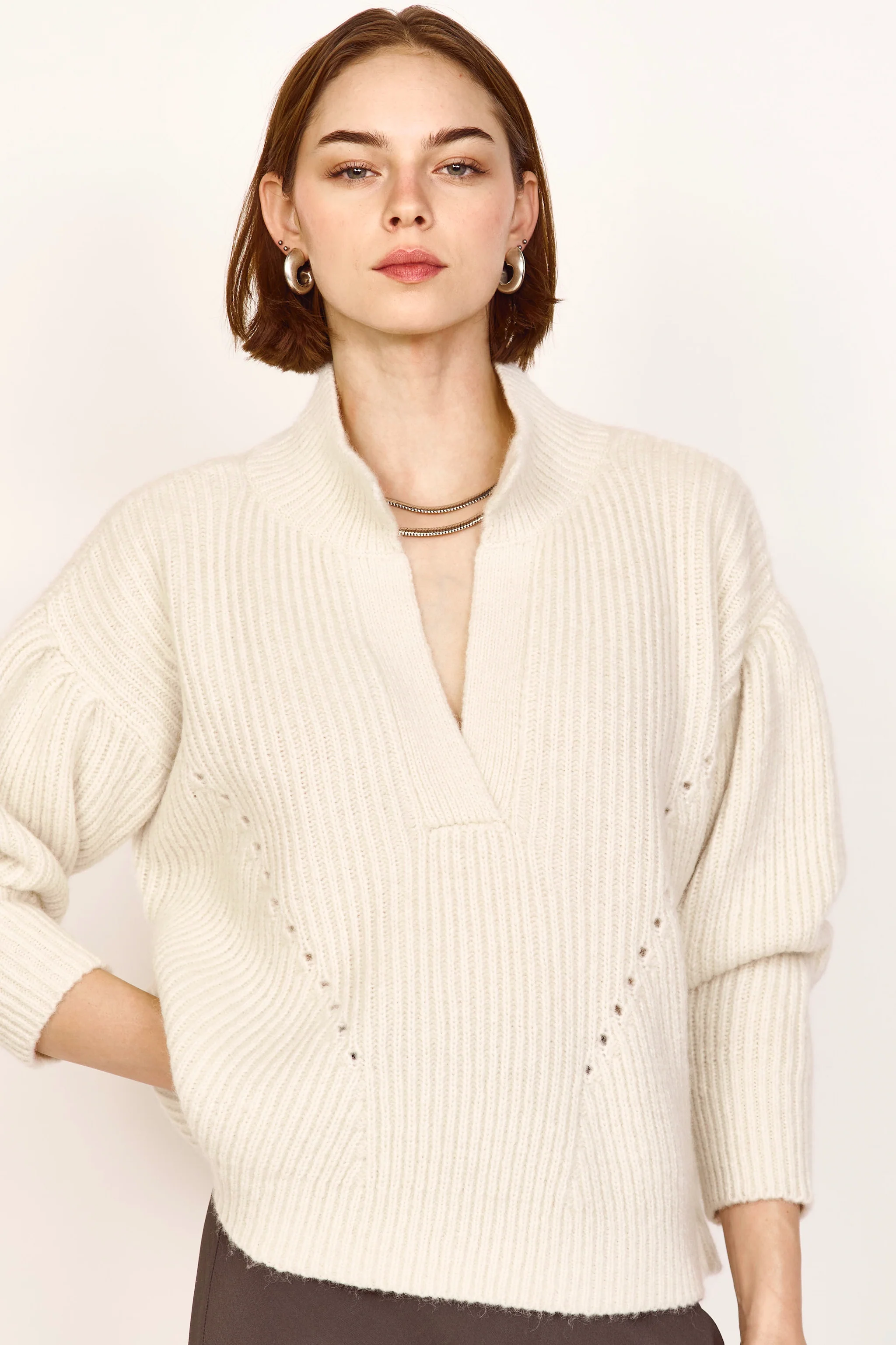 Jackson Sweater in Ivory - Image 7