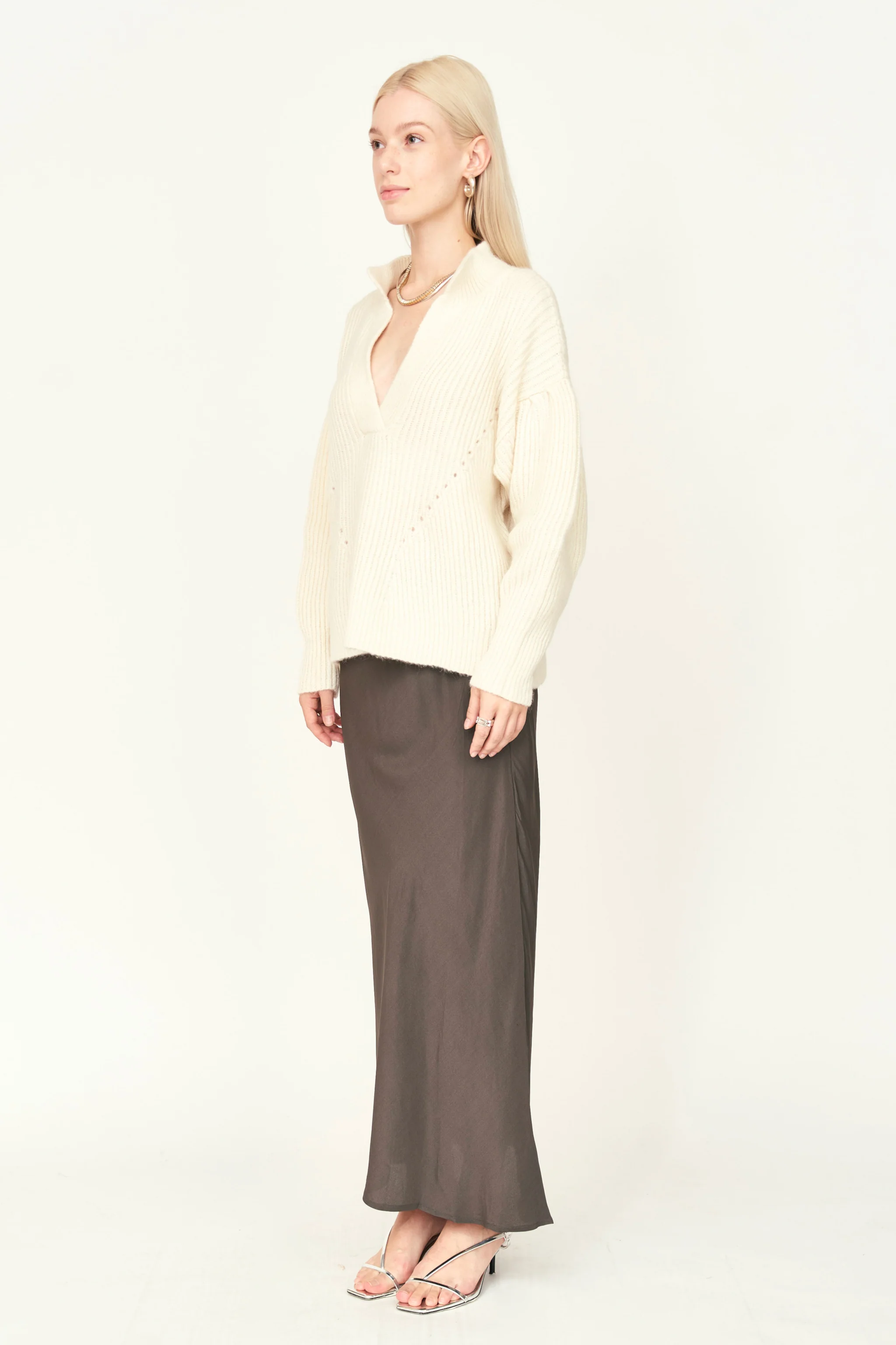 Jackson Sweater in Ivory - Image 3