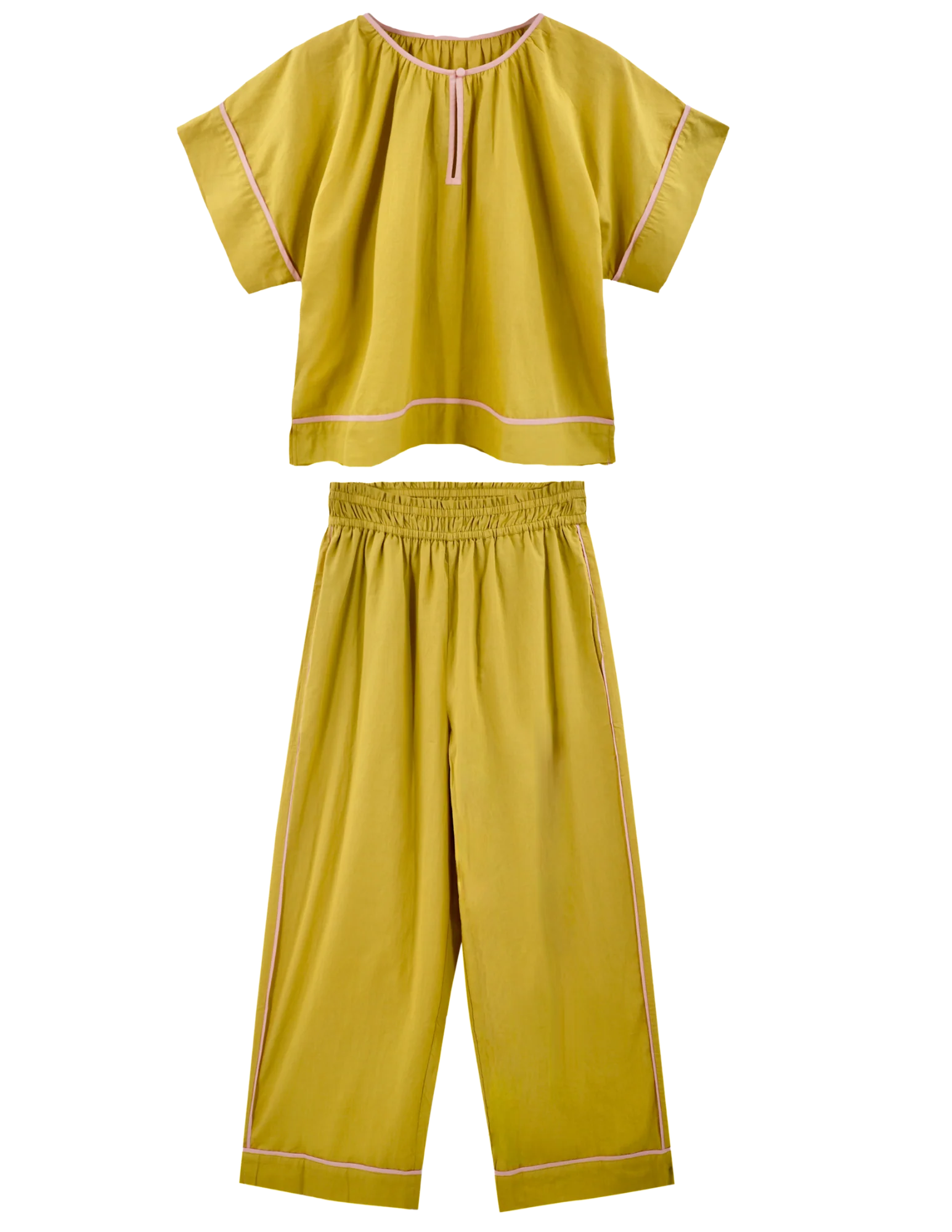Pajama Pant Set in Sulphur - Image 6
