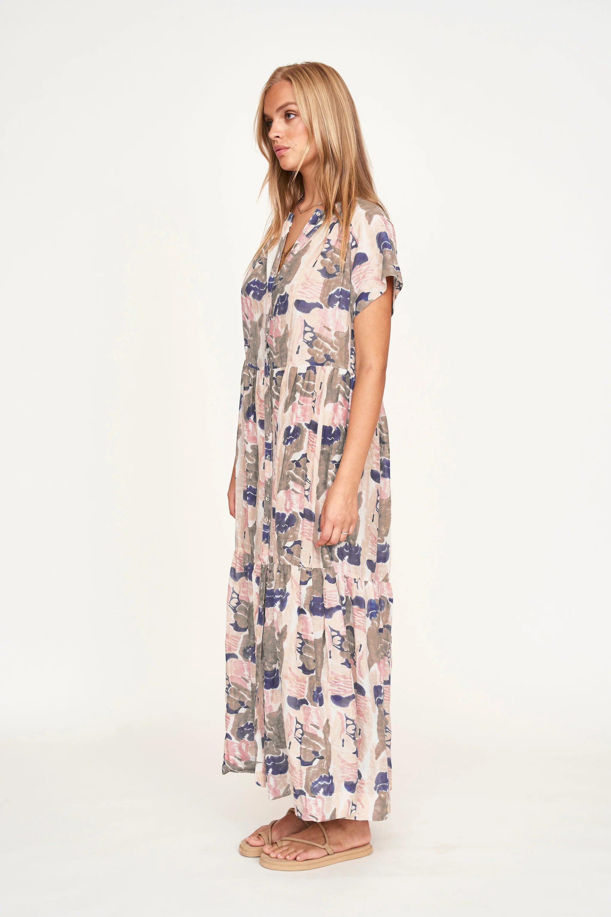 Vienna Maxi Dress in Reef in Shortcake - Image 8