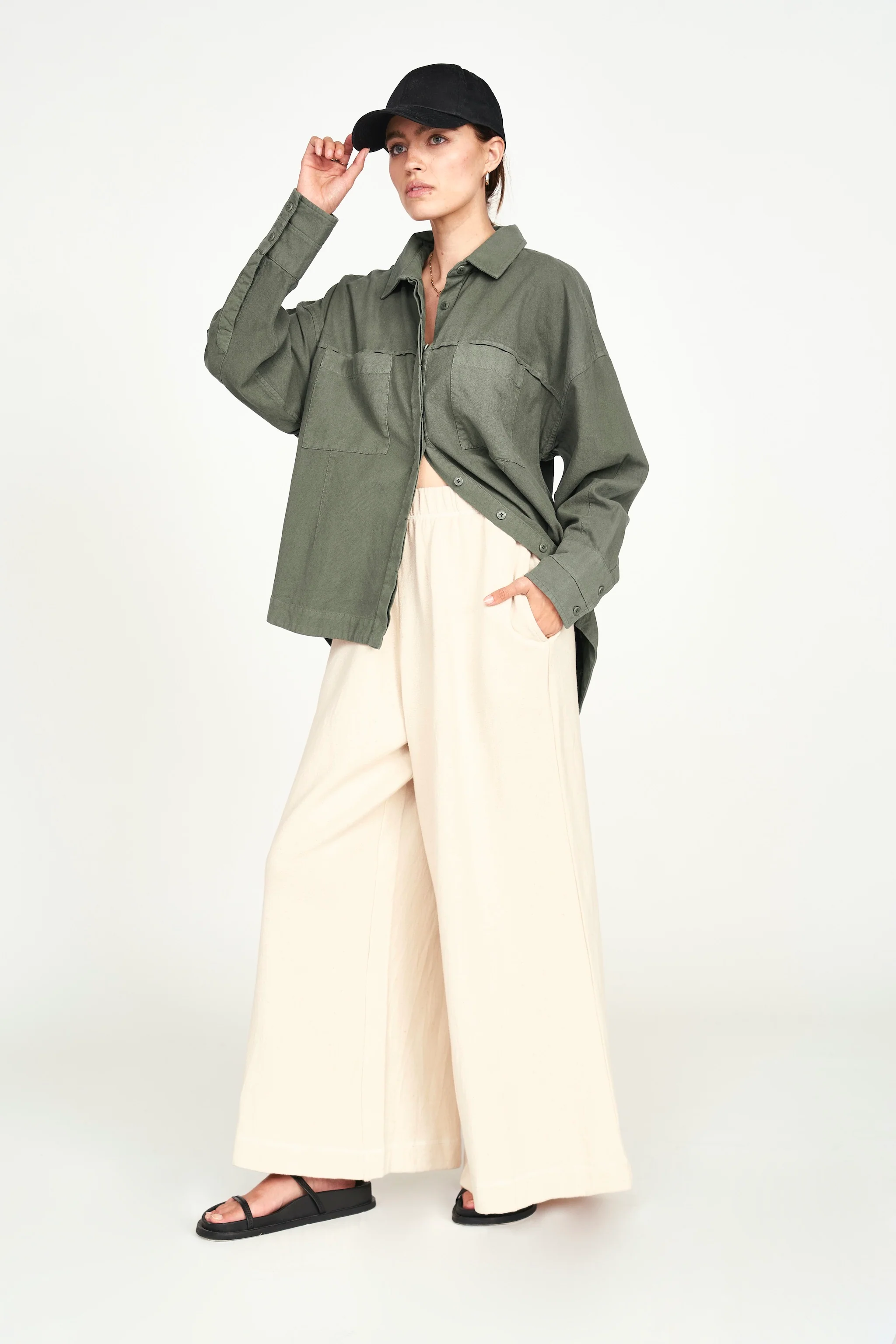 Mirth Lounge Pant in Dove - Image 7