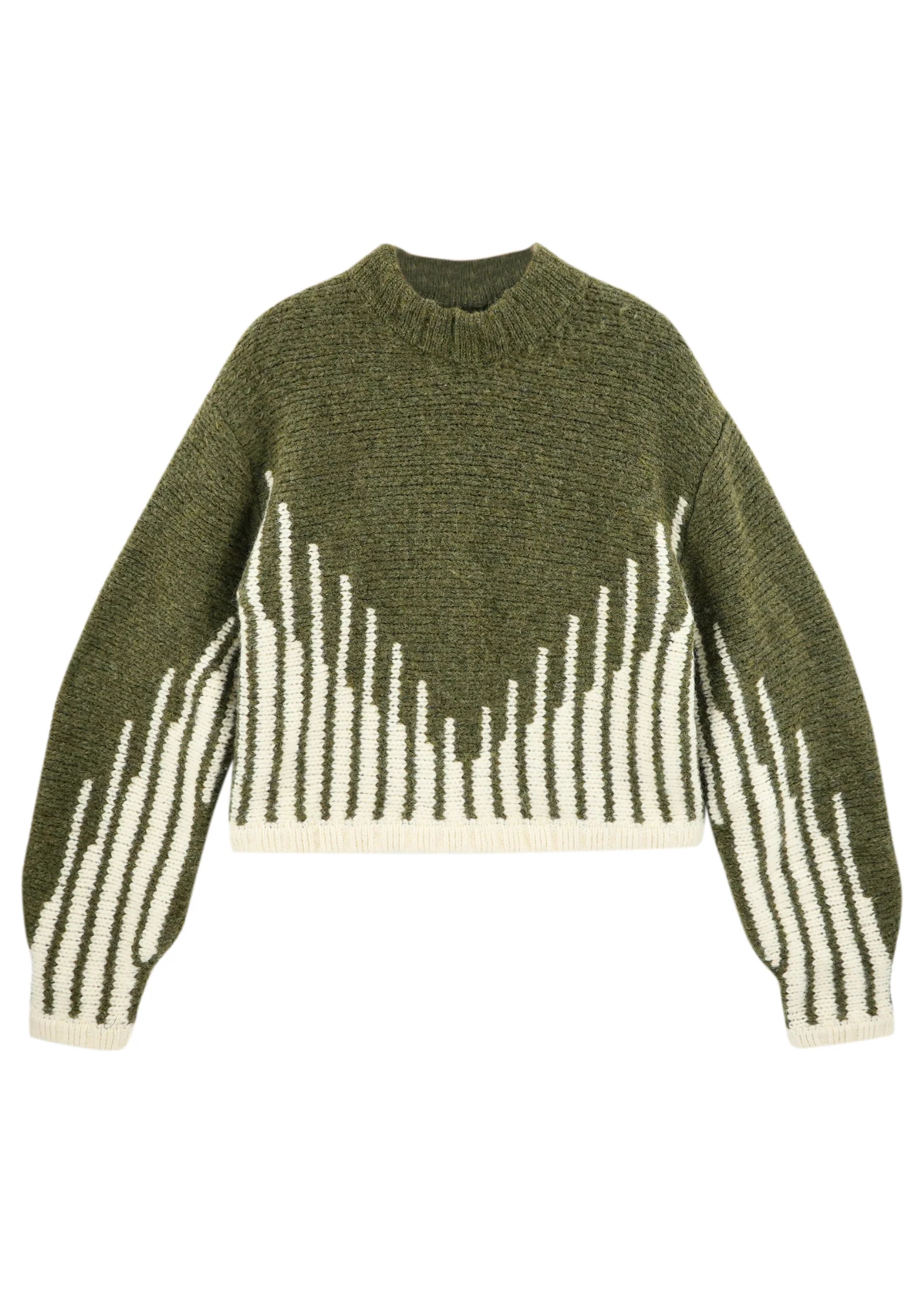 Highland Sweater in Olive Ridge - Image 6