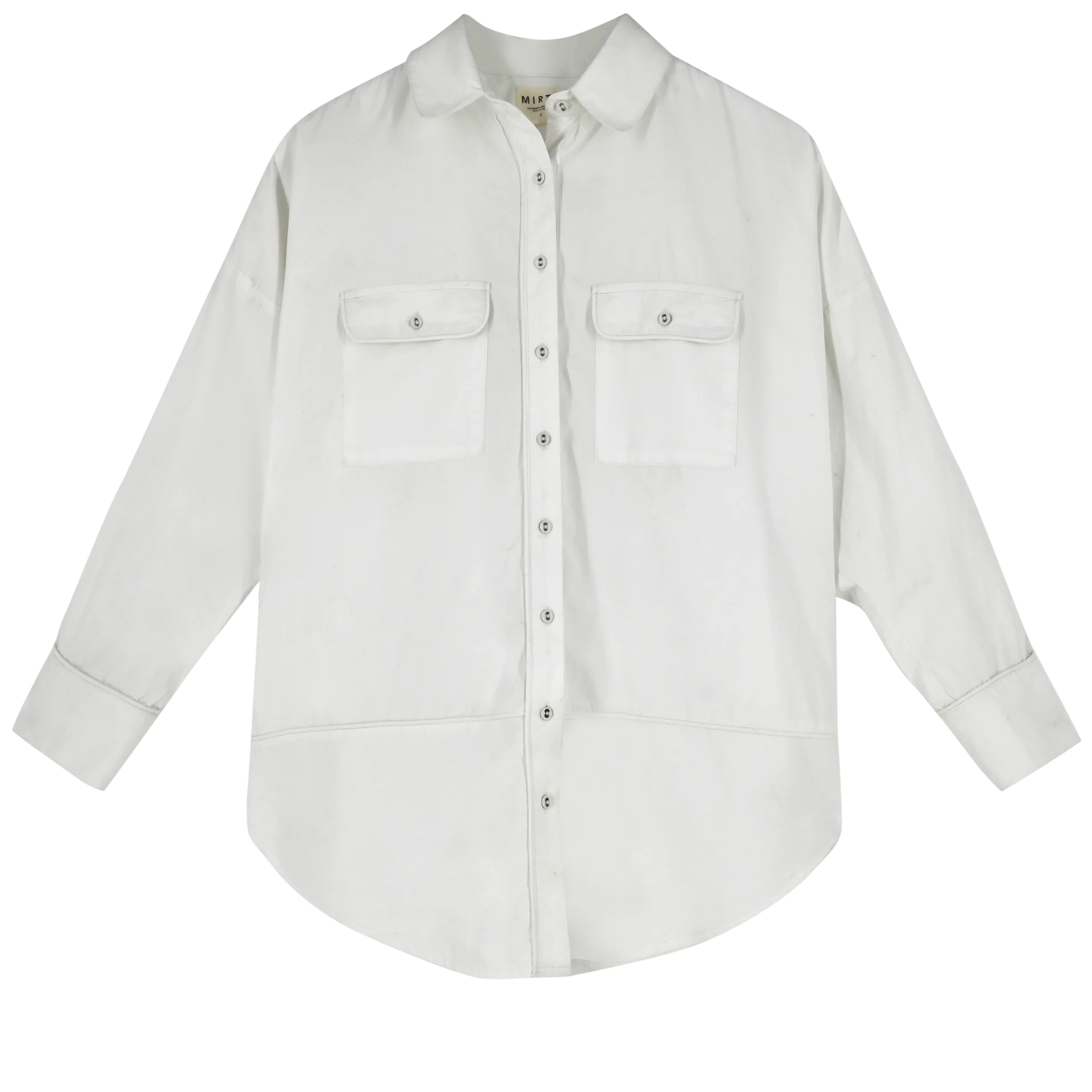 Kyoto Shirt in White Poplin - Image 9
