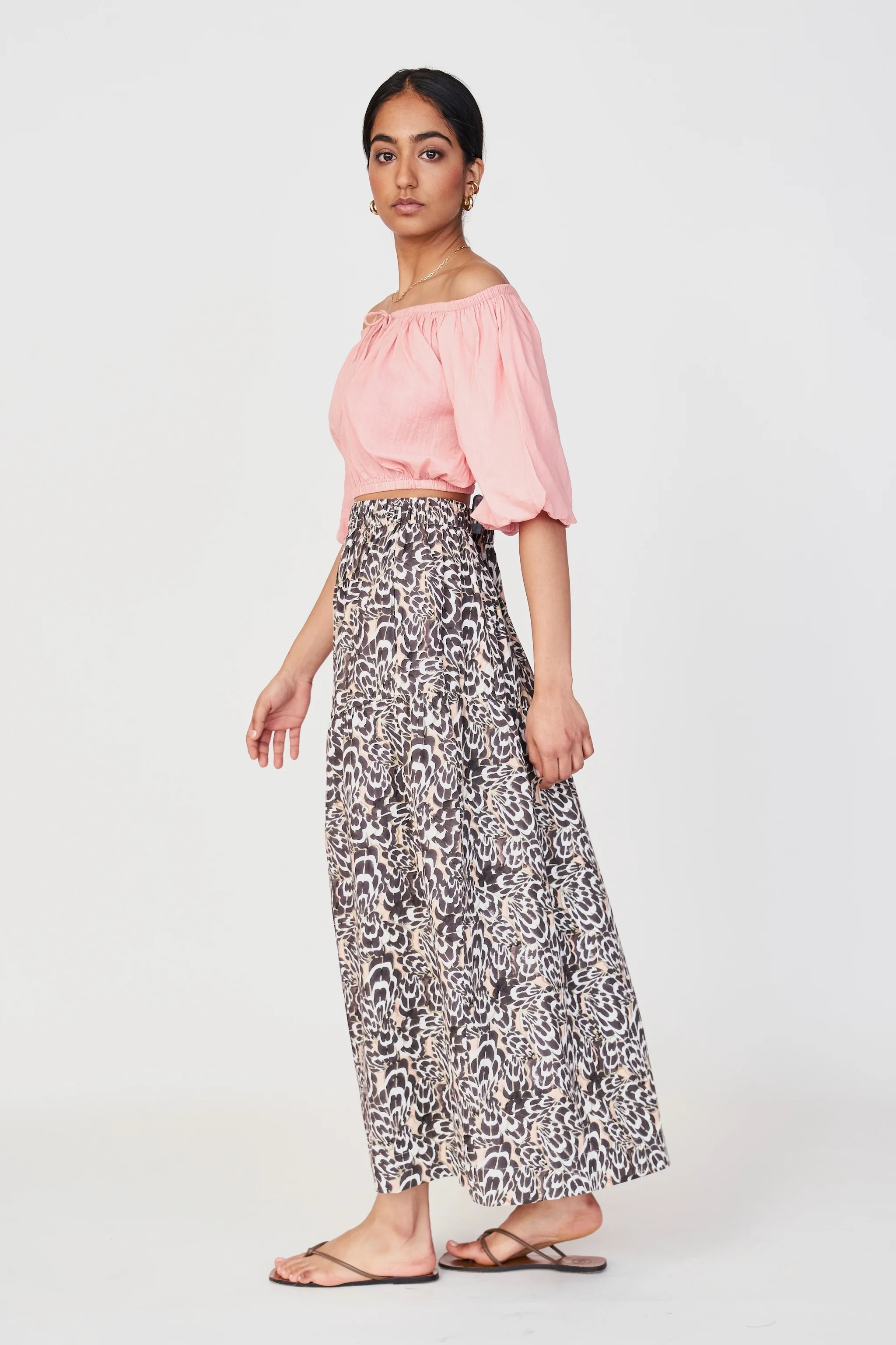 Brighton Skirt in Sandy Shell - Image 3