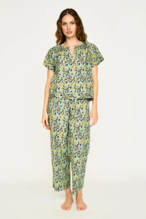 Pajama Pant Set in Seagull