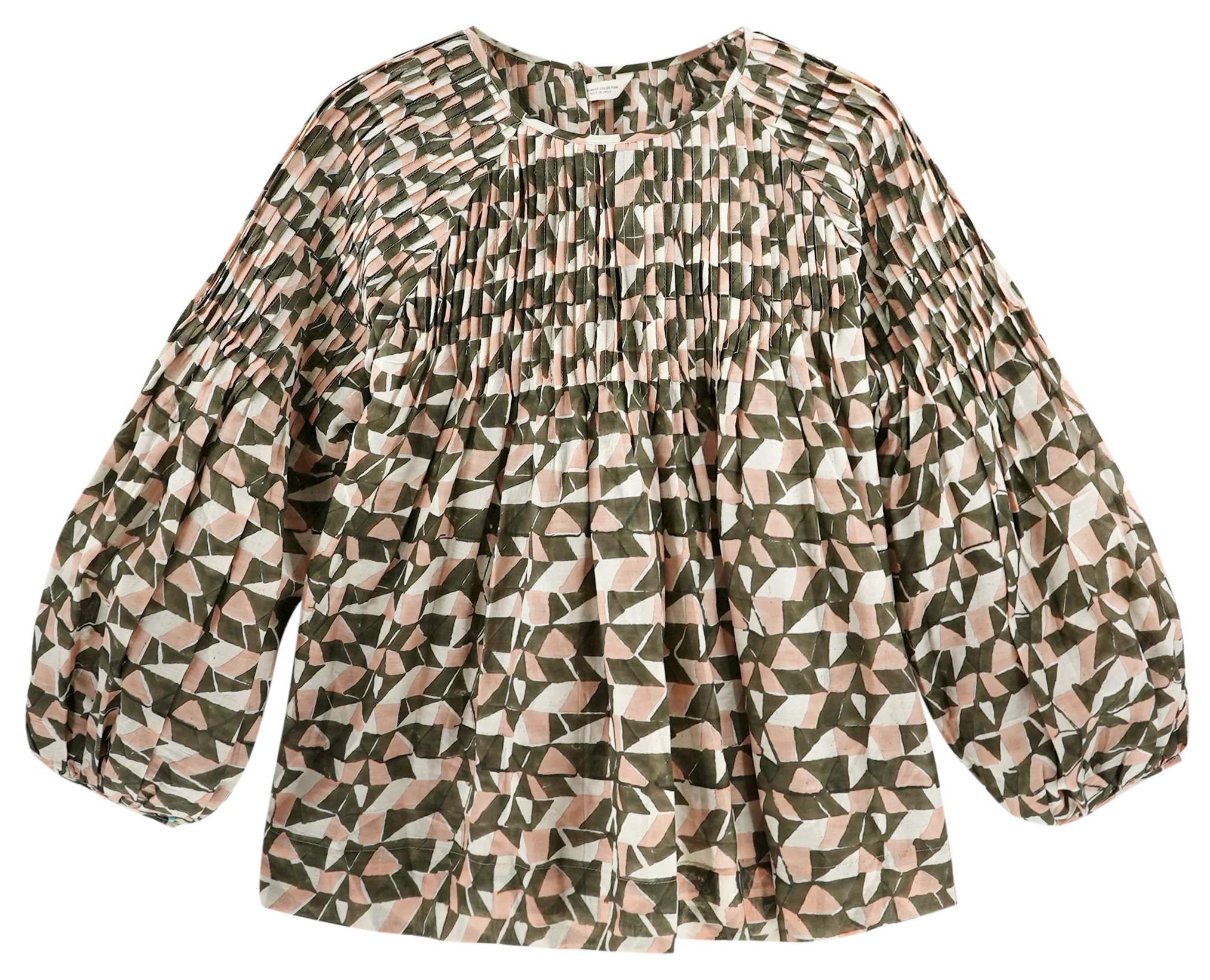 Kerala Blouse in Seaglass in Rosewood - Image 7