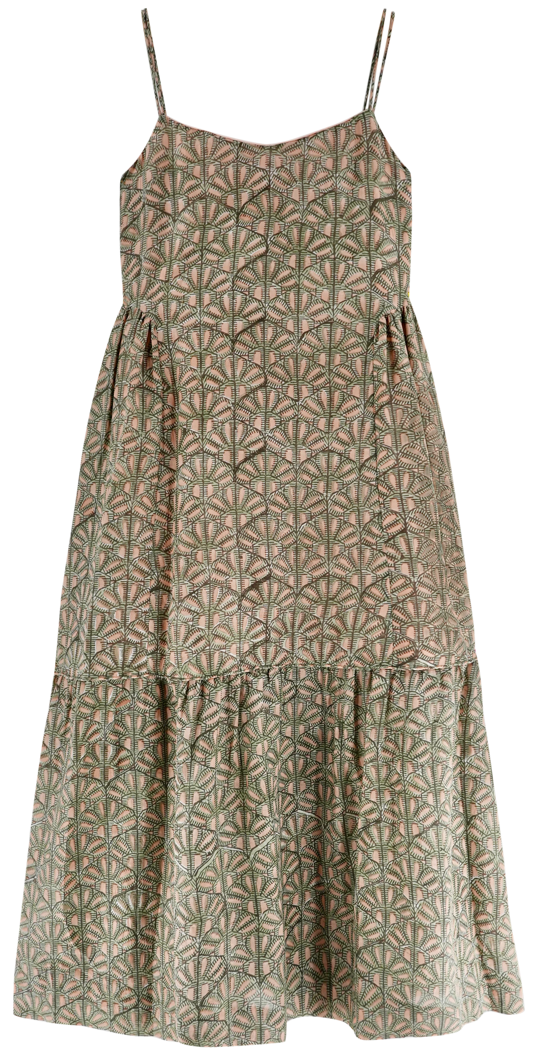Clemente Dress in Trellis in Petal - Image 10