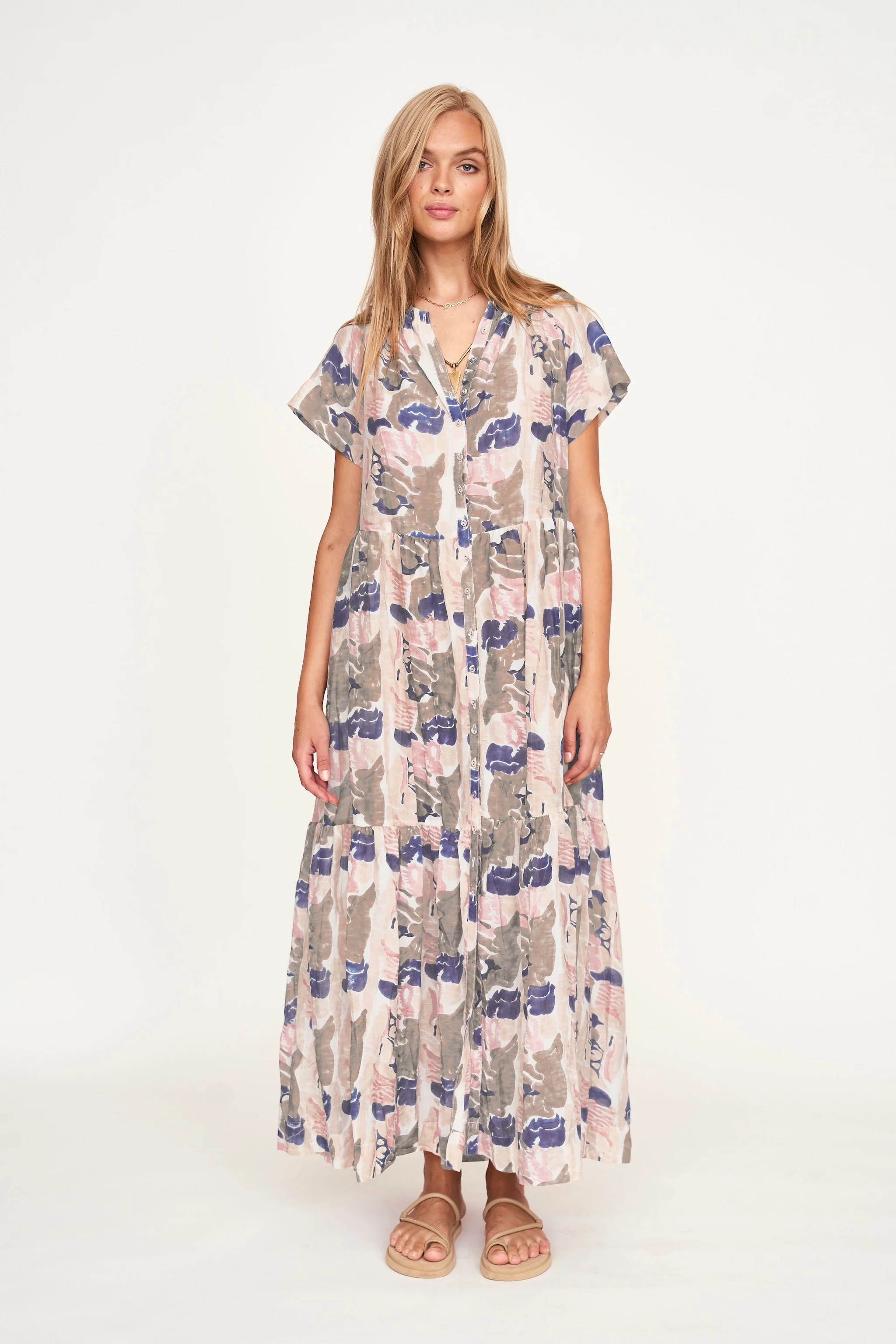 Vienna Maxi Dress in Reef in Shortcake - Image 6